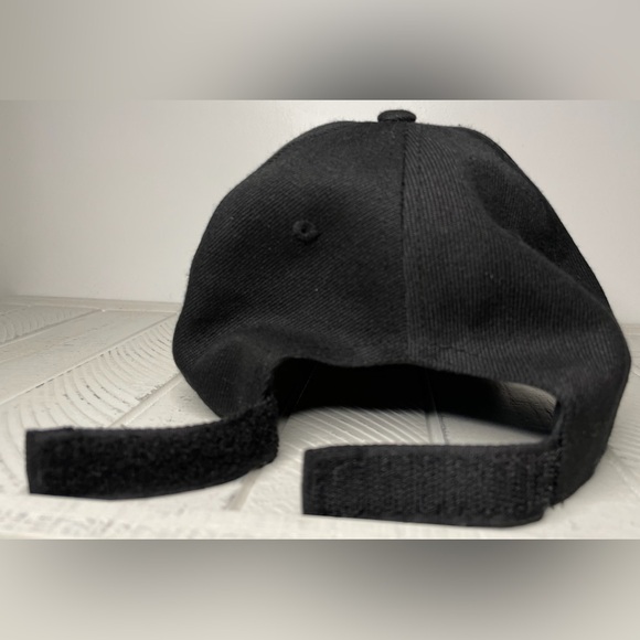 Don’t Tread on Me Embroidered Black Baseball Hat Cap w/Adj Strap - Picture 7 of 11